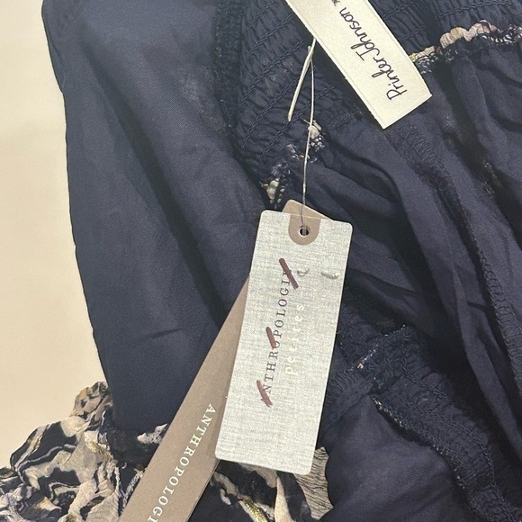 Anthropologie Printer Johnson Long-Sleeve V-Neck Textured Midi Dress - Picture 8 of 8